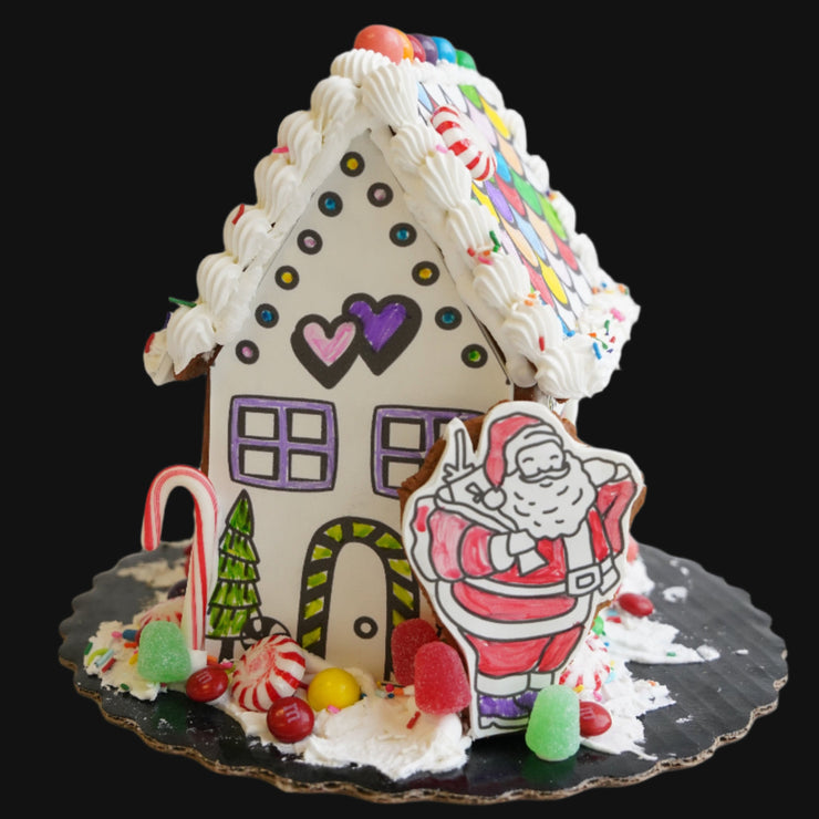 Decorated Gingerbread House by Cades Cakes