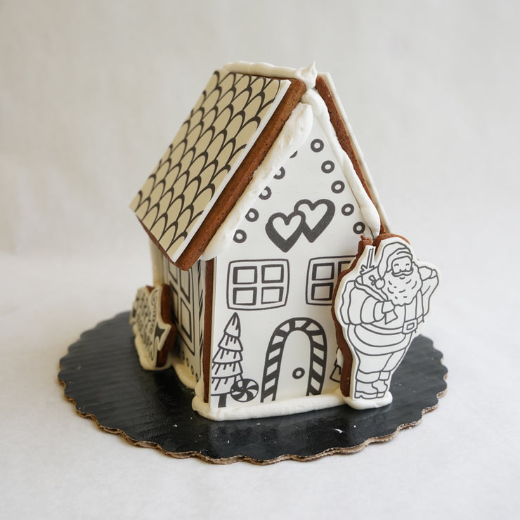 Undecorated GIngerBread House by Cades Cakes