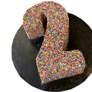 Sprinkle Number Cake