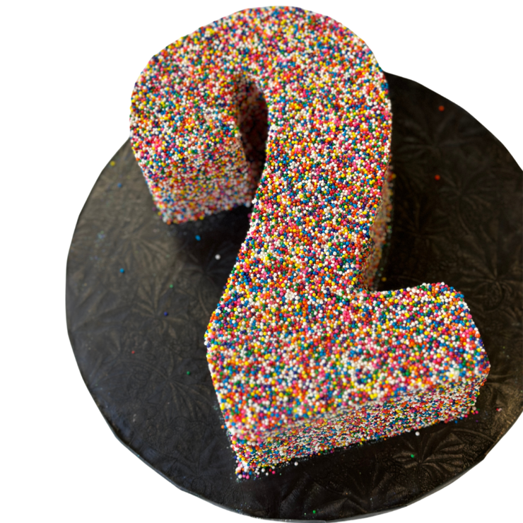 Sprinkle Number Cake