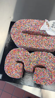 Sprinkle Number Cake